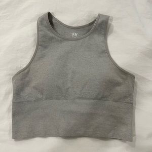 H&M cropped workout top